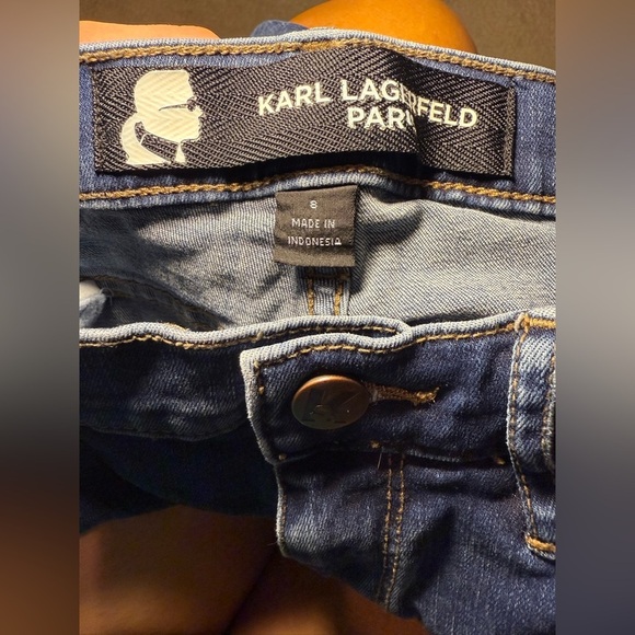 Karl Lagerfeld Blue Skinny Jeans - Picture 6 of 8